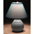 Лампа настольная "Волны", 22 см, 220V, голубая - Фото 2