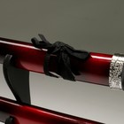 Макет оружия «Сувенирные катаны на подставке 3в1. Чёрный с дымкой», подарочный набор, ножны дерево, бордо глянец, 51 см; 77 см; 100 см - Фото 13