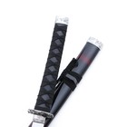 Макет оружия «Сувенирные катаны на подставке 3в1. Чёрный с дымкой», подарочный набор, ножны дерево, бордо глянец, 51 см; 77 см; 100 см - Фото 18