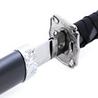 Макет оружия «Сувенирные катаны на подставке 3в1. Чёрный с дымкой», подарочный набор, ножны дерево, бордо глянец, 51 см; 77 см; 100 см - Фото 19