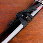 Макет оружия «Сувенирные катаны на подставке 3в1. Чёрный с дымкой», подарочный набор, ножны дерево, бордо глянец, 51 см; 77 см; 100 см - Фото 9