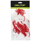 Сетка для переноски мячей ONLYTOP, на 10 мячей, нить 6 мм, 1.2 м, бело-красная - Фото 6