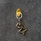 Брелок-талисман "Скелет", натуральный янтарь - фото 9171018