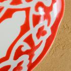 Тарелка овальная Пахта красная 18см - Фото 3