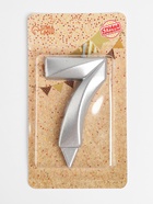 Свеча в торт «Цифра 7», серебряная, 6.5 см - Фото 2