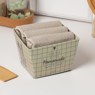 Набор полотенец «Этель» Homemade, 3 шт., 100% хлопок