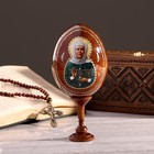 Сувенир Яйцо на подставке икона "Матрона Московская" - фото 11802831