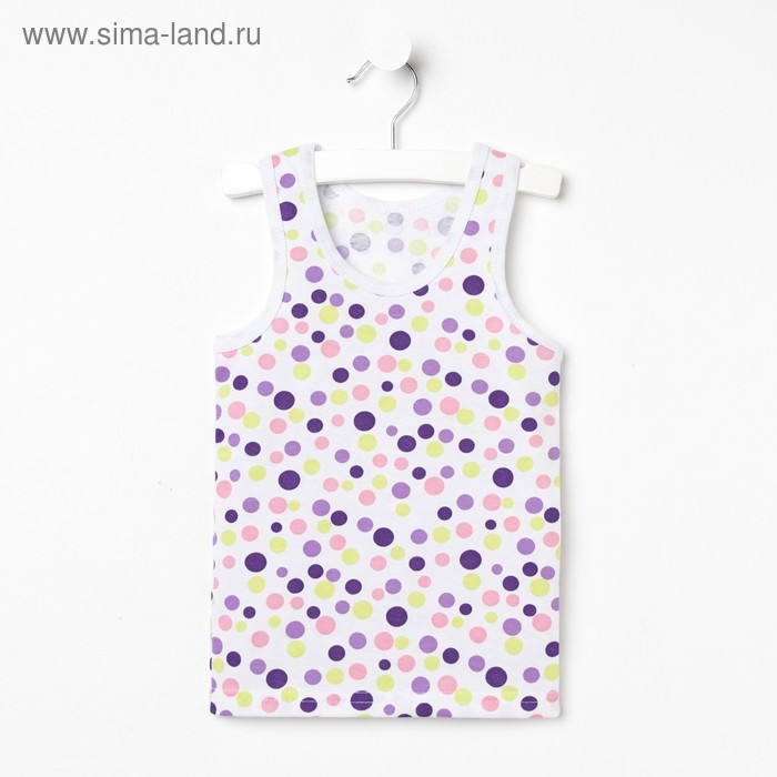 Майка для девочки, цвет МИКС, рост 110-116 см - Фото 1