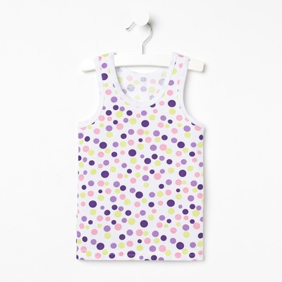 Майка для девочки, цвет МИКС, рост 122-128 см