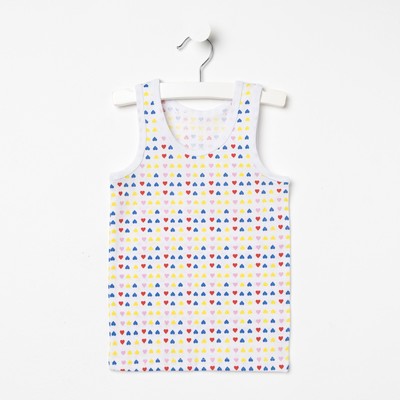 Майка для девочки, цвет МИКС, рост 128-134 см