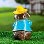 Садовая фигура из гипса «Филин в шляпке», 9×9×15 см  (артикул 6300972)  большой выбор товаров оптом и в розницу по низким ценам с доставкой