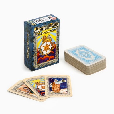 Карты таро «Классические», гадальные, с инструкцией, 78 карт