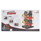 Игровой набор «Мегапарковка», с 10 машинками и электрическим лифтом, работает от батареек - Фото 2