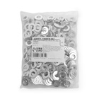 Шайба ТУНДРА, плоская, без фаски, DIN 125, оцинкованная, М10, 1 кг - Фото 5