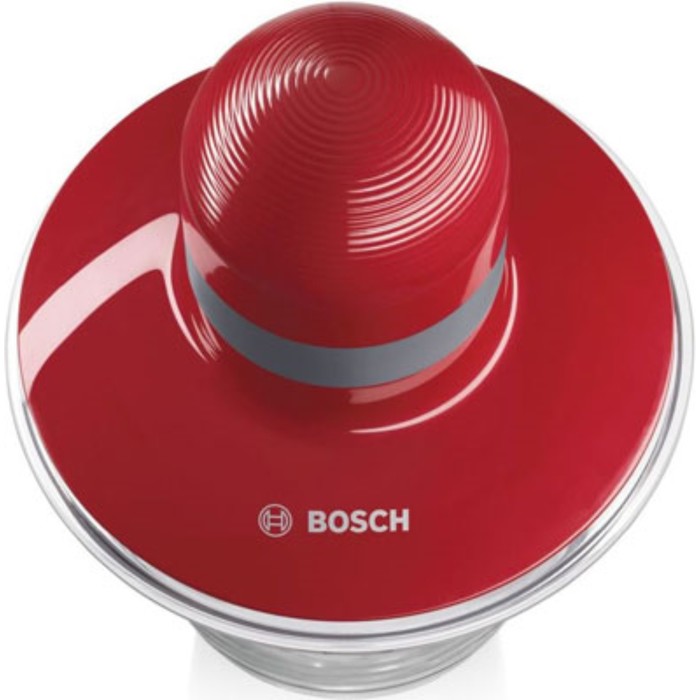 Измельчитель Bosch MMR08R2, пластик, 400 Вт, 0.8 л, красный - фото 51344772