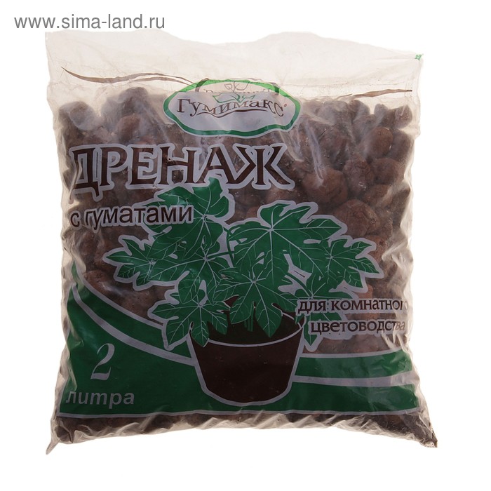 Дренаж «Гумимакс» для комнатного цветоводства с гуматами, 2 л - Фото 1