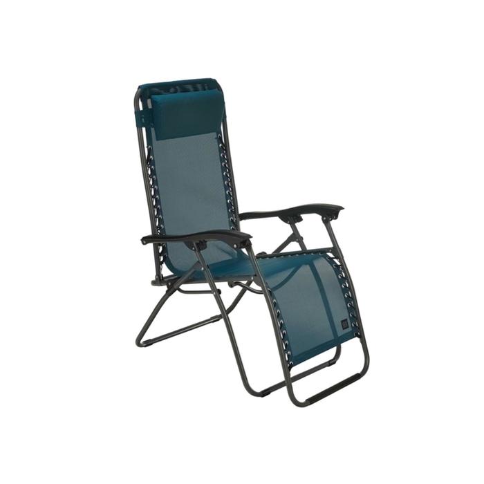 Кресло-шезлонг складное GoGarden FIESTA, 94 x 69 x 112 см, цвет синий