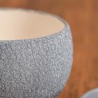 Горшок для цветов "Шар", шёлк, металлик, керамика, 0,4 л - Фото 4