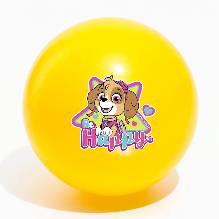 Мяч детский Paw Patrol «Happy», 16 см, 50 г, цвета МИКС - фото 1905742436