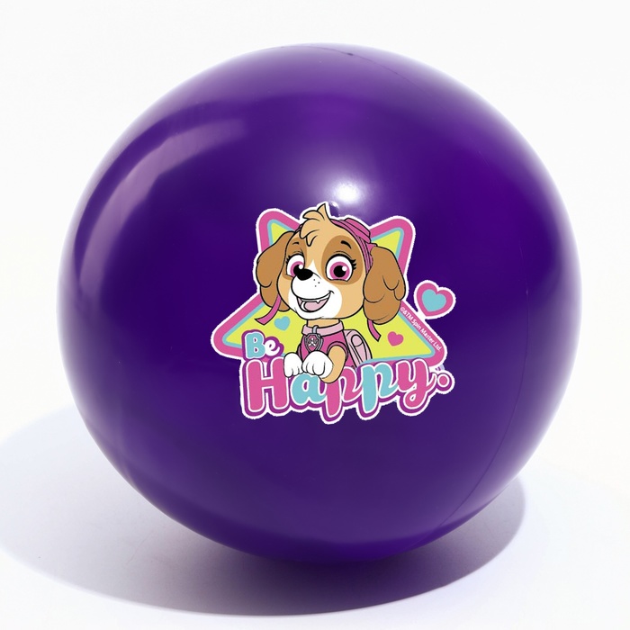 Мяч детский Paw Patrol «Happy», 16 см, 50 г, цвета МИКС - фото 1905742437