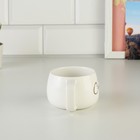 Чайная пара керамическая «Слушай своё сердце», 300 мл , цвет белый - Фото 4