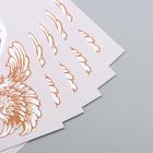 Набор бумаги для скрапбукинга "Свадебный мотив №15", 15х15 см, 5 листов, 160 г/м2 - Фото 3