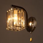 Бра 91260/1 E27 40Вт черный-хром 17х12х21 см - фото 24350557