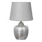 Настольная лампа 16419/1SL E14 40Вт серебро 17,5х17,5х28 см RISALUX - фото 21202851