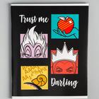 Тетрадь 48 листов в клетку, картонная обложка "Darling", Villains 5194384 - фото 14600777