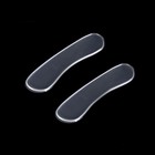 Пяткоудерживатели для обуви, на клеевой основе, силиконовые, 9.8×2.5 см, пара, прозрачные - Фото 3