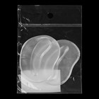 Полустельки для обуви, под пальцы ног, с протектором, силиконовые, пара, цвет прозрачный - Фото 4