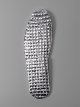 Стельки для обуви, утеплённые, фольгированные, универсальные, р-р RU до 46 (р-р Пр-ля до 45), 29 см, пара, МИКС (комплект 2 шт)