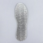 Стельки для обуви, утеплённые, фольгированные, универсальные, р-р RU до 46 (р-р Пр-ля до 45), 29 см, пара, цвет бежевый/серый - фото 8231692
