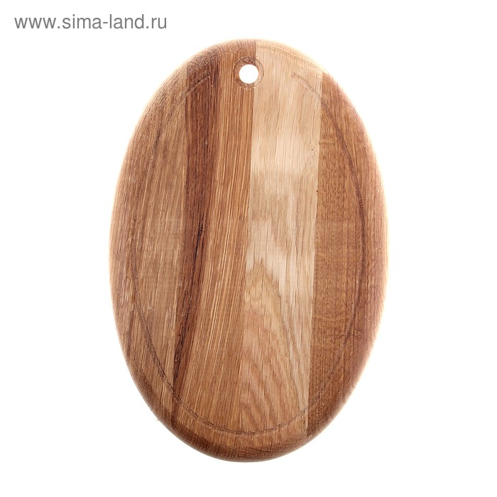 Доска разделочная дубовая «Овальная» - Фото 1