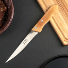 Нож кухонный «Ретро», для мяса, лезвие 16 см, с деревянной ручкой - Фото 1