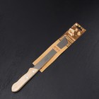 Нож кухонный для хлеба «Ретро», лезвие 19,8 см, с деревянной ручкой - Фото 2