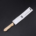 Нож кухонный для хлеба «Ретро», лезвие 19,8 см, с деревянной ручкой - Фото 3