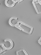 Крючок для штор, на кольцо, 35×15 мм, прозрачный - Фото 2