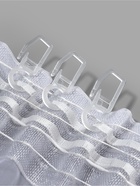 Крючок для штор, на кольцо, 35×15 мм, прозрачный - Фото 4