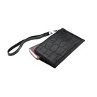 Чехол с хлястиком, размер 2, черный крокодил - Фото 3