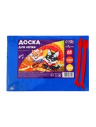 Доска для лепки пластиковая А5, 2 стека, 1800 мкм, цветная, МИКС - Фото 4