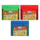 Доска для лепки пластиковая А5 Calligrata, 2 стека, с отделениями для пластилина и бортиком 1.8 мм, цветная, МИКС - Фото 1