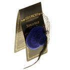 Заколка-шляпка серия "Блестки", захват 3 см, синяя, 6,0 х 2,5 см - Фото 4