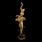 Сувенир "Балерина танцующая в лилиях золото" 47х14х13 см - Фото 3