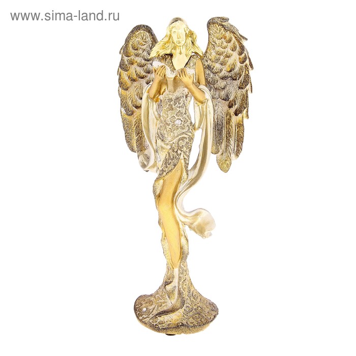 Сувенир полистоун "Ангел с библией" 25х11х7,5 см - Фото 1