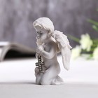 Фигурка полистоун «Ангелочек с крестиком из страз», 8×6.5×4 см - Фото 4