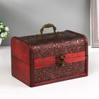 Набор шкатулок для украшений «Цветы», дерево, 3 шт., тиснение - Фото 2