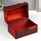 Набор шкатулок для украшений «Цветы», дерево, 3 шт., тиснение - Фото 3