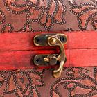 Набор шкатулок для украшений «Цветы», дерево, 3 шт., тиснение - Фото 5