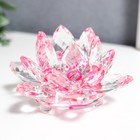 Фигурка стекло «Лотос радуга турмалин», d=8.5 см - Фото 1